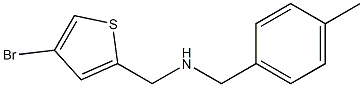 [(4-bromothiophen-2-yl)methyl][(4-methylphenyl)methyl]amine