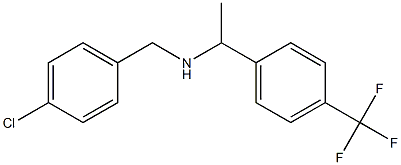 [(4-chlorophenyl)methyl]({1-[4-(trifluoromethyl)phenyl]ethyl})amine Structure