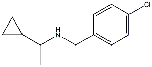 [(4-chlorophenyl)methyl](1-cyclopropylethyl)amine