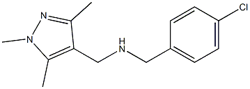 [(4-chlorophenyl)methyl][(1,3,5-trimethyl-1H-pyrazol-4-yl)methyl]amine