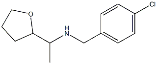 [(4-chlorophenyl)methyl][1-(oxolan-2-yl)ethyl]amine Structure