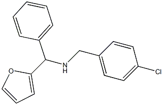 [(4-chlorophenyl)methyl][furan-2-yl(phenyl)methyl]amine