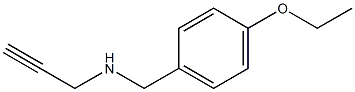 [(4-ethoxyphenyl)methyl](prop-2-yn-1-yl)amine Struktur