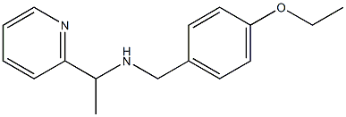 [(4-ethoxyphenyl)methyl][1-(pyridin-2-yl)ethyl]amine Structure