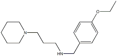 [(4-ethoxyphenyl)methyl][3-(piperidin-1-yl)propyl]amine Structure