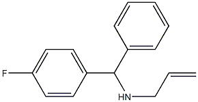 [(4-fluorophenyl)(phenyl)methyl](prop-2-en-1-yl)amine 结构式