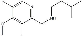 [(4-methoxy-3,5-dimethylpyridin-2-yl)methyl](3-methylbutyl)amine