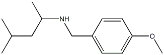 [(4-methoxyphenyl)methyl](4-methylpentan-2-yl)amine Structure