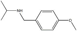 [(4-methoxyphenyl)methyl](propan-2-yl)amine Structure