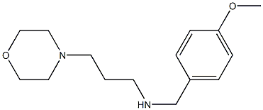 [(4-methoxyphenyl)methyl][3-(morpholin-4-yl)propyl]amine Structure