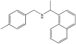 [(4-methylphenyl)methyl][1-(naphthalen-1-yl)ethyl]amine Struktur