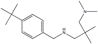 [(4-tert-butylphenyl)methyl]({2-[(dimethylamino)methyl]-2-methylpropyl})amine Structure