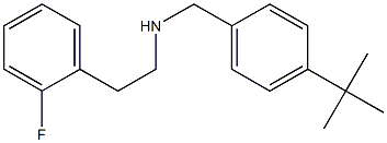 [(4-tert-butylphenyl)methyl][2-(2-fluorophenyl)ethyl]amine,,结构式