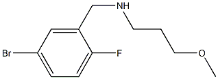 [(5-bromo-2-fluorophenyl)methyl](3-methoxypropyl)amine Structure