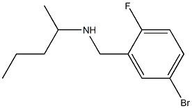 [(5-bromo-2-fluorophenyl)methyl](pentan-2-yl)amine 化学構造式