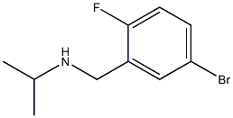 [(5-bromo-2-fluorophenyl)methyl](propan-2-yl)amine Structure