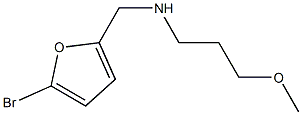 [(5-bromofuran-2-yl)methyl](3-methoxypropyl)amine Structure