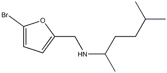 [(5-bromofuran-2-yl)methyl](5-methylhexan-2-yl)amine 化学構造式