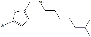 [(5-bromofuran-2-yl)methyl][3-(2-methylpropoxy)propyl]amine|