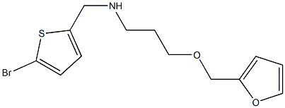 [(5-bromothiophen-2-yl)methyl][3-(furan-2-ylmethoxy)propyl]amine|