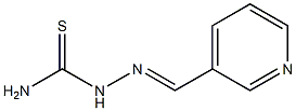 [(pyridin-3-ylmethylidene)amino]thiourea Structure