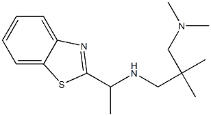 [1-(1,3-benzothiazol-2-yl)ethyl]({2-[(dimethylamino)methyl]-2-methylpropyl})amine