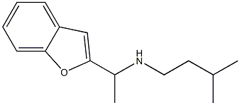 [1-(1-benzofuran-2-yl)ethyl](3-methylbutyl)amine Struktur