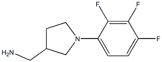 [1-(2,3,4-trifluorophenyl)pyrrolidin-3-yl]methylamine Struktur