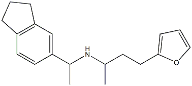 [1-(2,3-dihydro-1H-inden-5-yl)ethyl][4-(furan-2-yl)butan-2-yl]amine