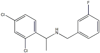 [1-(2,4-dichlorophenyl)ethyl][(3-fluorophenyl)methyl]amine