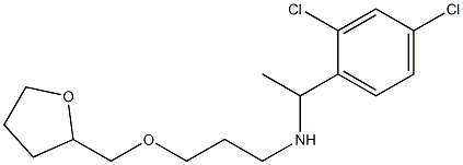 [1-(2,4-dichlorophenyl)ethyl][3-(oxolan-2-ylmethoxy)propyl]amine Structure