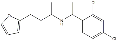 [1-(2,4-dichlorophenyl)ethyl][4-(furan-2-yl)butan-2-yl]amine Structure