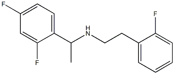 [1-(2,4-difluorophenyl)ethyl][2-(2-fluorophenyl)ethyl]amine