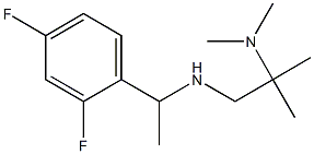 [1-(2,4-difluorophenyl)ethyl][2-(dimethylamino)-2-methylpropyl]amine Struktur