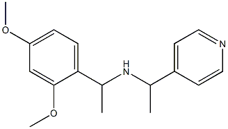  [1-(2,4-dimethoxyphenyl)ethyl][1-(pyridin-4-yl)ethyl]amine