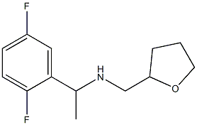 [1-(2,5-difluorophenyl)ethyl](oxolan-2-ylmethyl)amine Structure