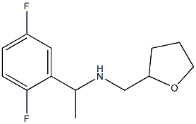 [1-(2,5-difluorophenyl)ethyl](oxolan-2-ylmethyl)amine 化学構造式