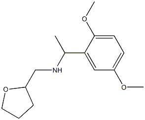 [1-(2,5-dimethoxyphenyl)ethyl](oxolan-2-ylmethyl)amine Structure