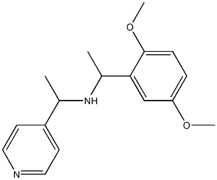 [1-(2,5-dimethoxyphenyl)ethyl][1-(pyridin-4-yl)ethyl]amine