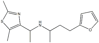 [1-(2,5-dimethyl-1,3-thiazol-4-yl)ethyl][4-(furan-2-yl)butan-2-yl]amine