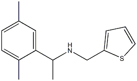 [1-(2,5-dimethylphenyl)ethyl](thiophen-2-ylmethyl)amine 结构式