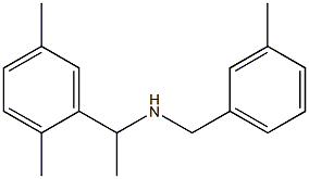 [1-(2,5-dimethylphenyl)ethyl][(3-methylphenyl)methyl]amine