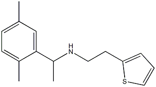 [1-(2,5-dimethylphenyl)ethyl][2-(thiophen-2-yl)ethyl]amine