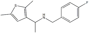 [1-(2,5-dimethylthiophen-3-yl)ethyl][(4-fluorophenyl)methyl]amine