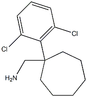 [1-(2,6-dichlorophenyl)cycloheptyl]methanamine Struktur