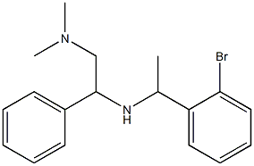 [1-(2-bromophenyl)ethyl][2-(dimethylamino)-1-phenylethyl]amine Structure