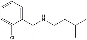 [1-(2-chlorophenyl)ethyl](3-methylbutyl)amine,,结构式