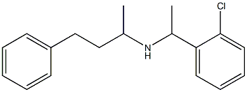 [1-(2-chlorophenyl)ethyl](4-phenylbutan-2-yl)amine Struktur