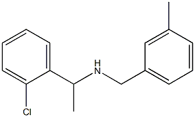  [1-(2-chlorophenyl)ethyl][(3-methylphenyl)methyl]amine