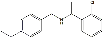 [1-(2-chlorophenyl)ethyl][(4-ethylphenyl)methyl]amine|